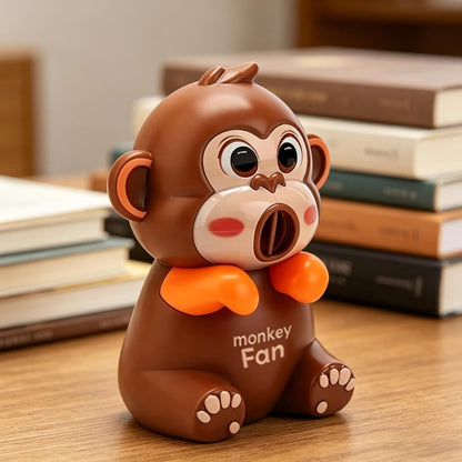 Small Fan for Cooling Food | Portable 3 Speeds USB Rechargeable Cute Animal - Clip On Food Cooling Personal Fan - for Kids Soup Stew Coffee Tea Baked Goods Kitchen Office Dorm Room
