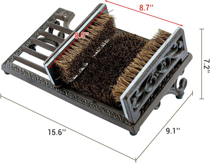 Boot Scraper Outdoor Shoe Brush with Flaps,Cleaning Heavy-Duty Shoe Cleaner and Boot Scrubber for Mud,Dirt, Snow,Durable Weather-Resistant Outdoor Shoe Cleaning Tool