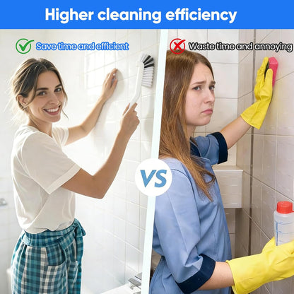 10 Pcs Deep Cleaning Brush Set, Hard Bristle Detail Brushes for Kitchen and Bathroom Corners, Tile Grout, Sink, Cups, and Bottles