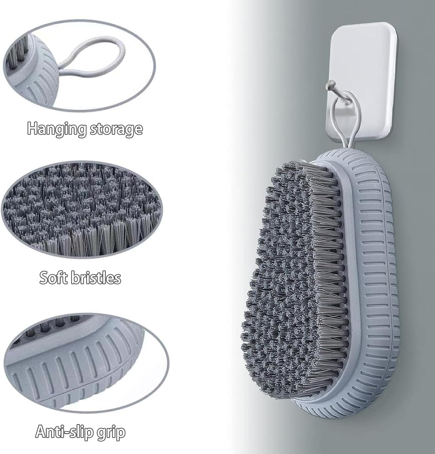 Cleaning Scrub Brush for Laundry Carpet - Carpet Cleaning Brush, Laundry Brush for Stains on Clothes, Scrub Brushes for Cleaning, Laundry Scrub Brushes for Clean Carpet,Clothes,Shoes,Tile etc. 2 Pack