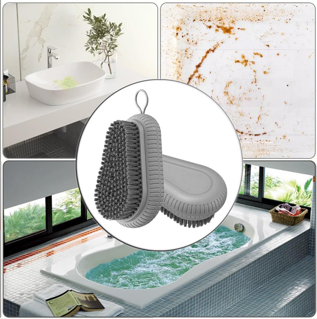 Cleaning Scrub Brush for Laundry Carpet - Carpet Cleaning Brush, Laundry Brush for Stains on Clothes, Scrub Brushes for Cleaning, Laundry Scrub Brushes for Clean Carpet,Clothes,Shoes,Tile etc. 2 Pack