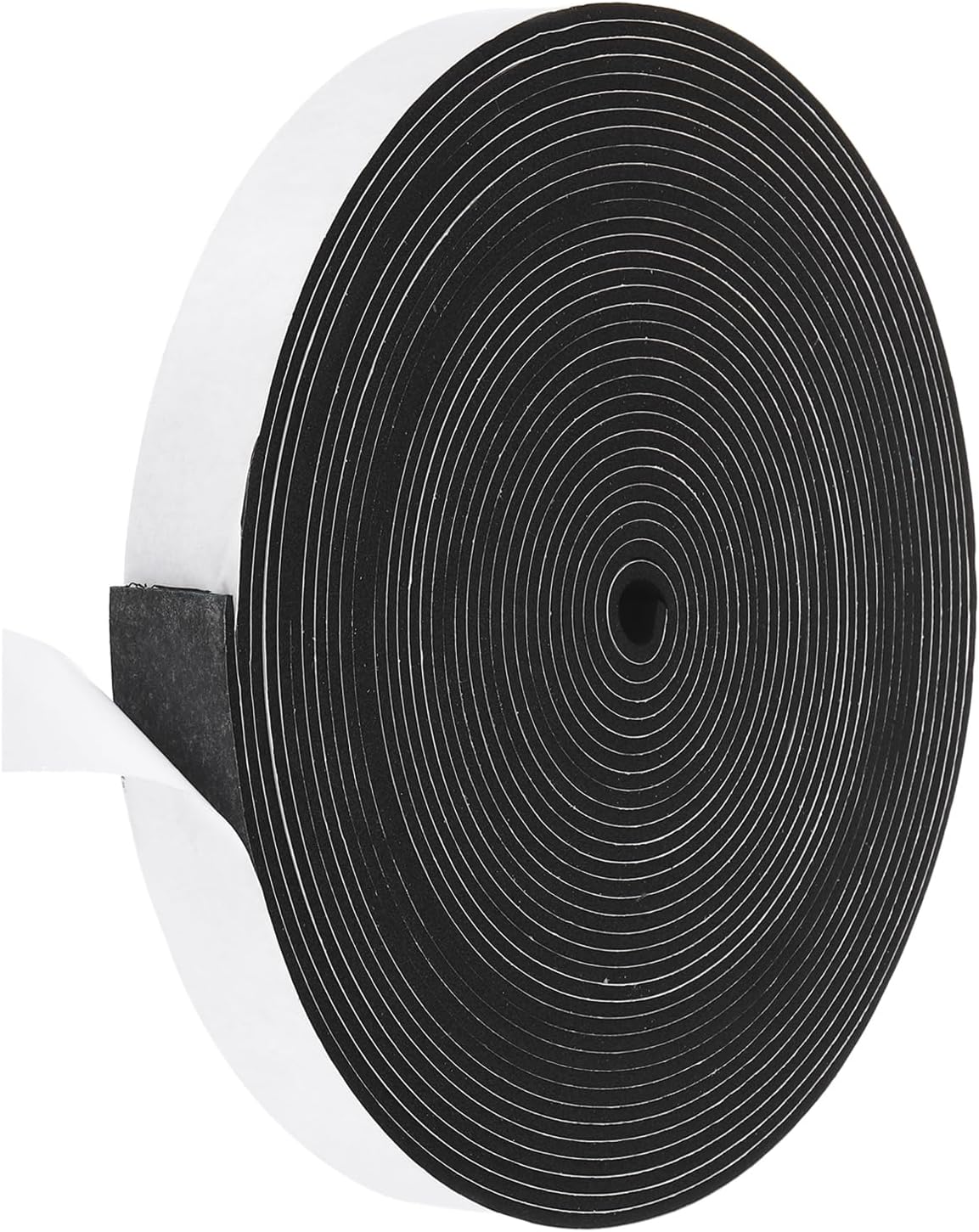 PATIKIL Weather Stripping Door Seal Strip, 3/8 Inch x 1/4 Inch x 32 Ft Self Adhesive Soundproof High Density Foam Tape Insulation for Door Window Air Conditioning, White - Colors A