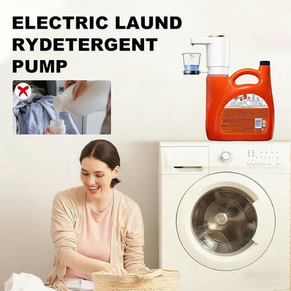 Electric Detergent Dispenser,Automatic Laundry Detergent Dispenser,Wireless Electric Detergent Pump,Quickly Resolve Burdens in Laundry Room Organization