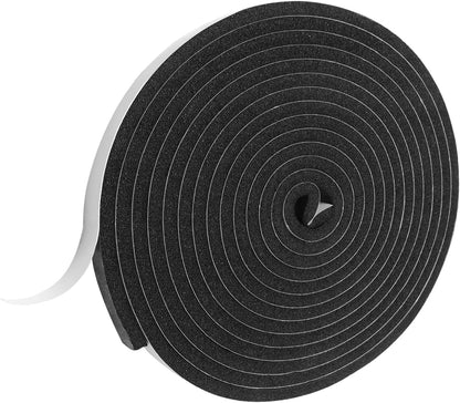 Weather Stripping Door Seal Strip for Doors and Windows, 1In x 1/8In x 33Ft x 2 Roll Foam Insulation Tape Self Adhesive,Sound Proof,Weatherstrip,Pipe Cooling, Air Conditioning Seal Strip - Colors A