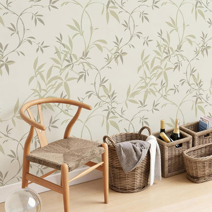 17"x118" Peel and Stick Wallpaper for Renter Friendly, Removable Wallpaper Peel and Stick, Self-Adhesive Textured Contact Paper for Walls, Cabinets, Countertops(Morning Song of Flowers)