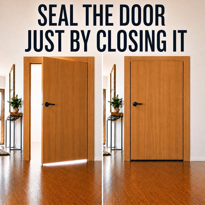 Automatic Door Bottom - Under Door Seal with Double Neoprene Bulb Seal - 1" Drop - 36" Mortised Automatic Door Sweep.