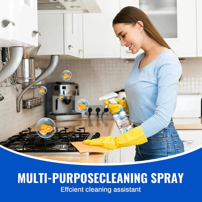 Snowlily 2PCS Kitchen Cleaner Spray Stubborn Stains Cleaner for Stovetops