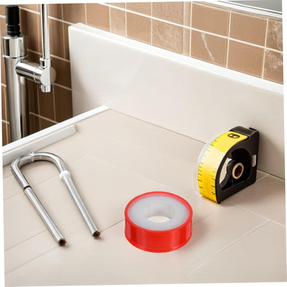 OSALADI 10 Rolls PTFE Plumbers Thread Tape 20m X 15mm Thickened Waterproof Pipe Leak Sealing Tape for Kitchen Bathroom Plumbing Leak Repair