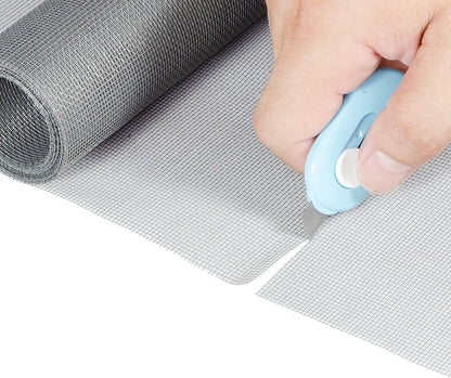 TOOLTRIZ Windows Screen and Screen Door Replacement, 48"x118" Durable Fiberglass Screen Mesh - Screen & Sliding Screen Door Repair for Patio & Window