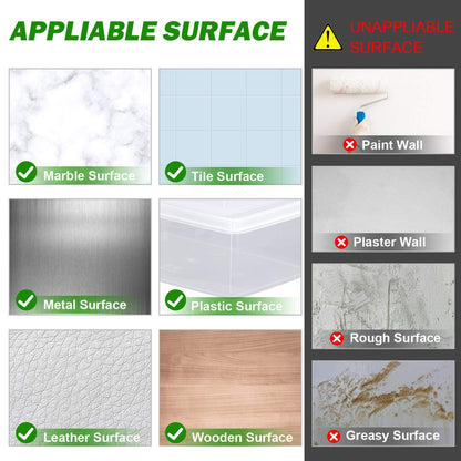 Double Sided Adhesive Tape Heavy Duty (9.85ft), Nano Washable Removable Gel Grip Tape, Clear Sticky Tape for Wall, Fix Carpet Photo Frame