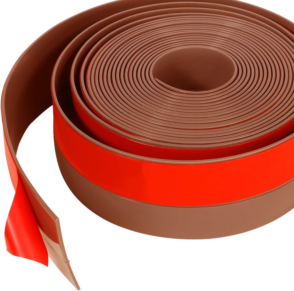 TORRAMI Wide Silicone Weather Stripping 3 inch Width 20 Feet Length, Draft Stopper Seal for Barn and Garage Door Under Bottom,Top, Sides, Grey