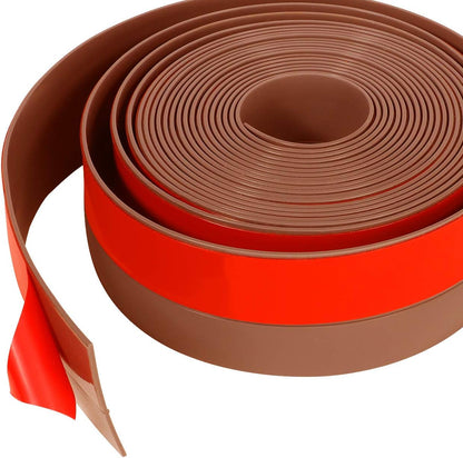 TORRAMI Wide Silicone Weather Stripping 3 inch Width 20 Feet Length, Draft Stopper Seal for Barn and Garage Door Under Bottom,Top, Sides, Grey
