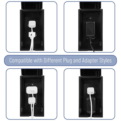 Bates Baby Safety Outlet Cover Box - Plug Covers for Electrical Outlets, Child Proof Outlet Cover, Socket Covers for Outlets