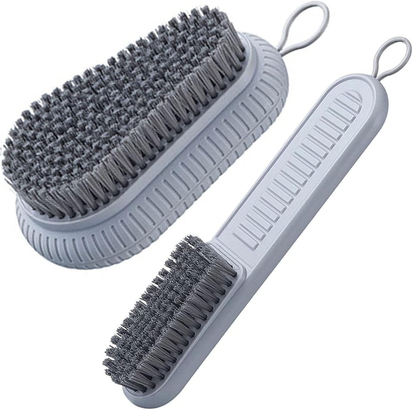 Cleaning Brush Soft Bristle Brush Laundry Scrub Brush Clothes Underwear Shoes Scrubbing Brush, Easy to Grip Household Cleaning Brushes Tool for Countertops Bathtubs (Blue)