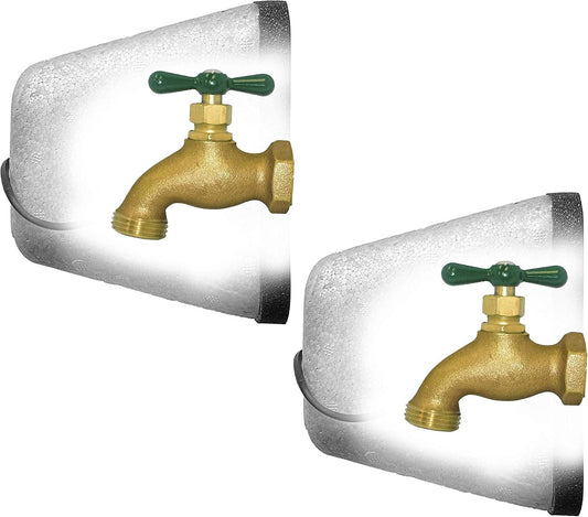 Frost King FC1 Outdoor Foam Faucet Cover, Oval (Pack of 4)