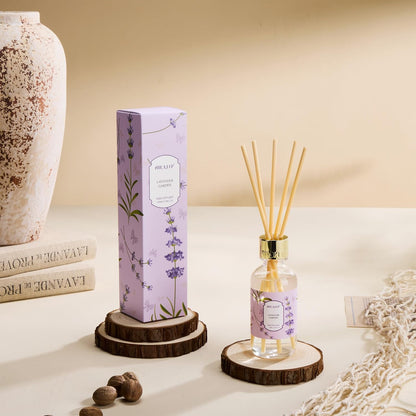 Airkeep Reed Diffuser Oil Set with Reed Sticks,Vanilla Aromatherapy Oil Scent Diffuser for Home Office Bathroom Decoration Perfume and Gifts 3.38 oz/100ml