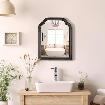 WallBeyond Full Length Mirror Wall Mounted 65"x22", Rustic Wooden Frame Floor Mirror, Large Full Body Mirror for Bedroom, Leaning or Hanging Against Wall, Natural