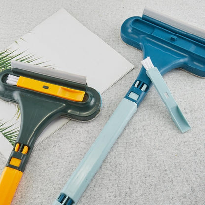 Window Screen Cleaning Brush, Double Sided Window Cleaning Brush and Scraper, Mesh Screen Cleaner,Multi-Purpose CleaningBrush for Patio, Door, Porch Screens