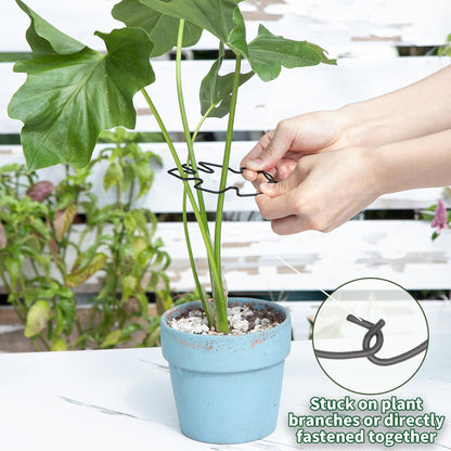 Yohsnor Monstera Plant Stem Support System - 5 Piece Set (5.5x4.7in) | Durable Plant Support Stakes for Climbing Plants & Fishbone Cactus | Ideal Leaf Stabilizer for Indoor Plants & Monstera Care