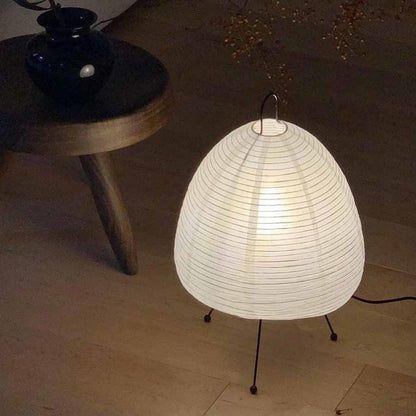 Floor Lamp Modern Japanese Rice Paper Lamp Rice Paper Lantern Shade Three- Dimming Minimalist Style Corner Table Light for Bedroom Office Living Room(C)