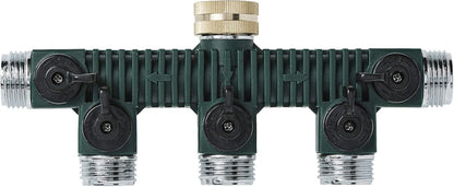 Orbit 62019 5-Way Zinc Hose Faucet Valve Manifold