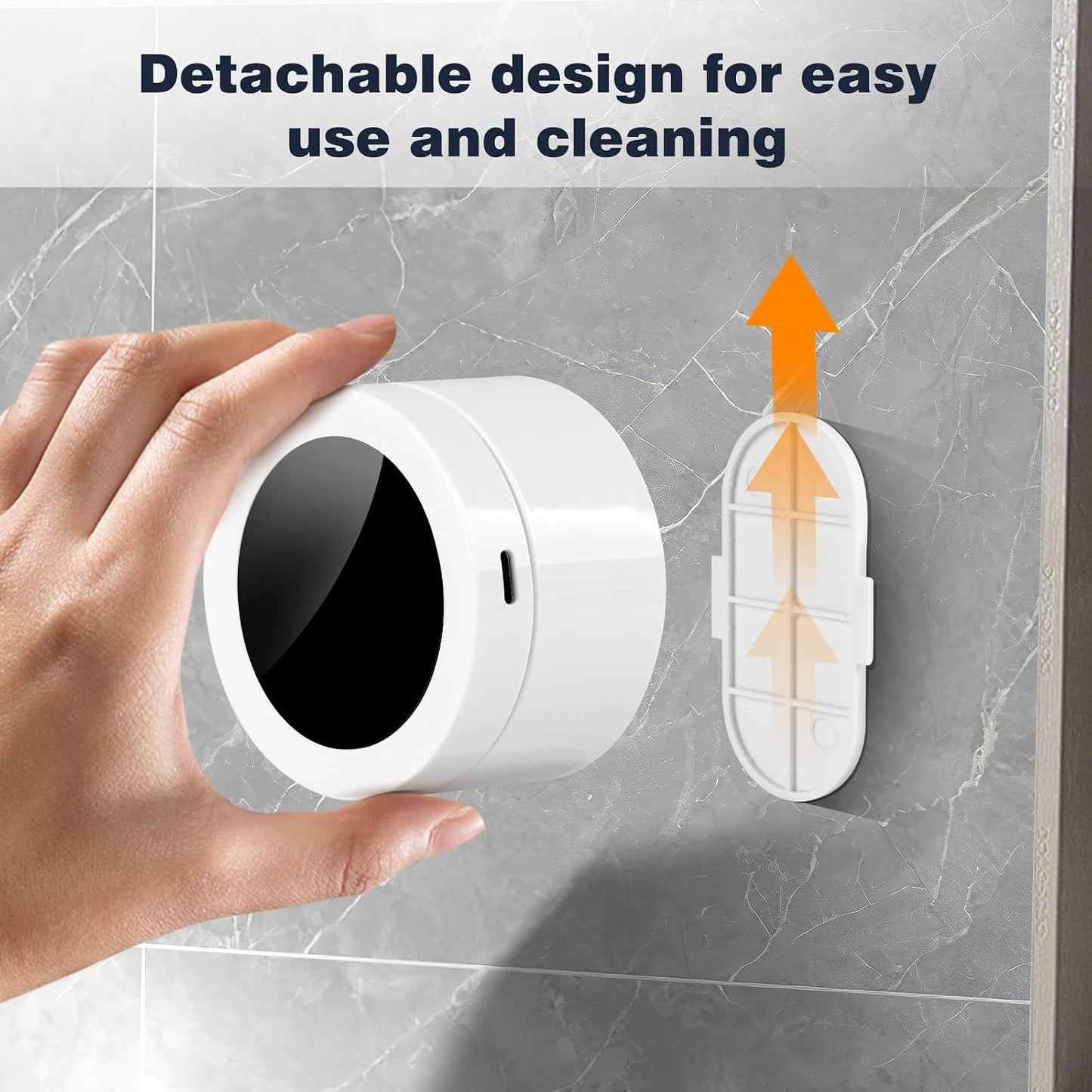 IYE Wall Mounted Electric Toothbrush Holder, Rechargeable Portable Personal Toothbrush Cleaner with Cover for Bathroom and Travel, Keeps Brushes Fresh and Clean