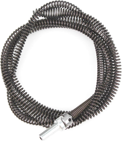 Amonk Drain Auger Cable 3.28Ft Clog Remover with Drill Connector 10mm Flexible Plumbing Snake Pipe Drain Cleaner for Kitchen, Bathroom and Shower Sink
