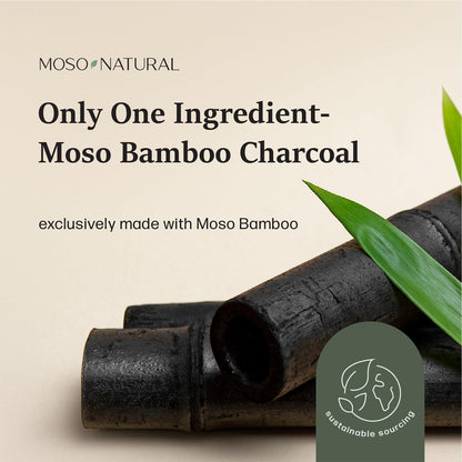 Moso Natural Air Purifying Bag 200g Charcoal Odor Absorber, Car Odor Eliminator & Closet Deodorizer for Home & Pet, Lasts 2 Years, Unscented Bamboo Charcoal Bags, HGTV Editors' Pick