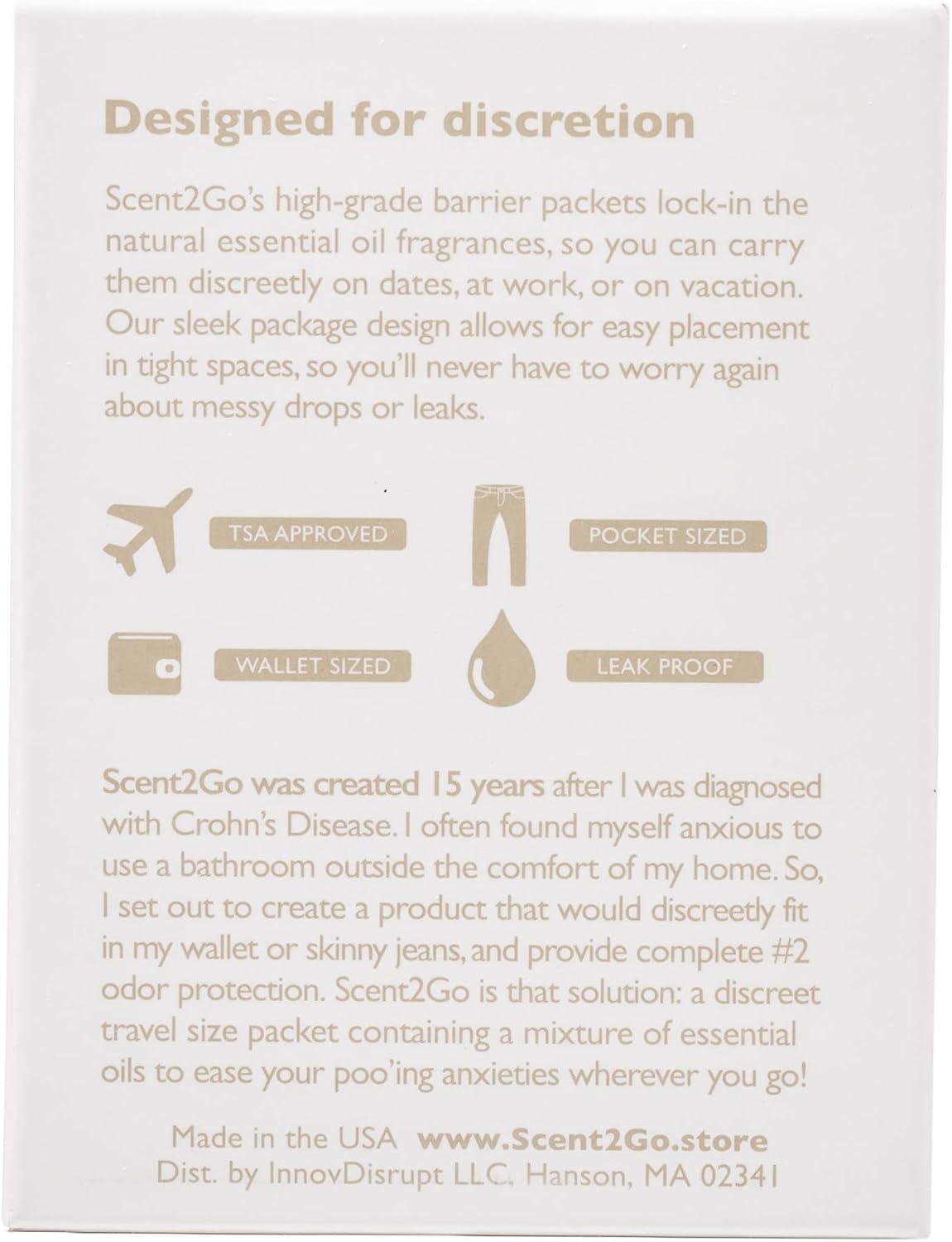 Scent2Go Toilet Odor Eliminator Powder – Before-You-Go Bathroom Deodorizer – Travel Size Single-Use Packets – No Spray, No Bottle, No Leak – TSA-Friendly, Plant-Based – Lemon + Mint, 20 Count