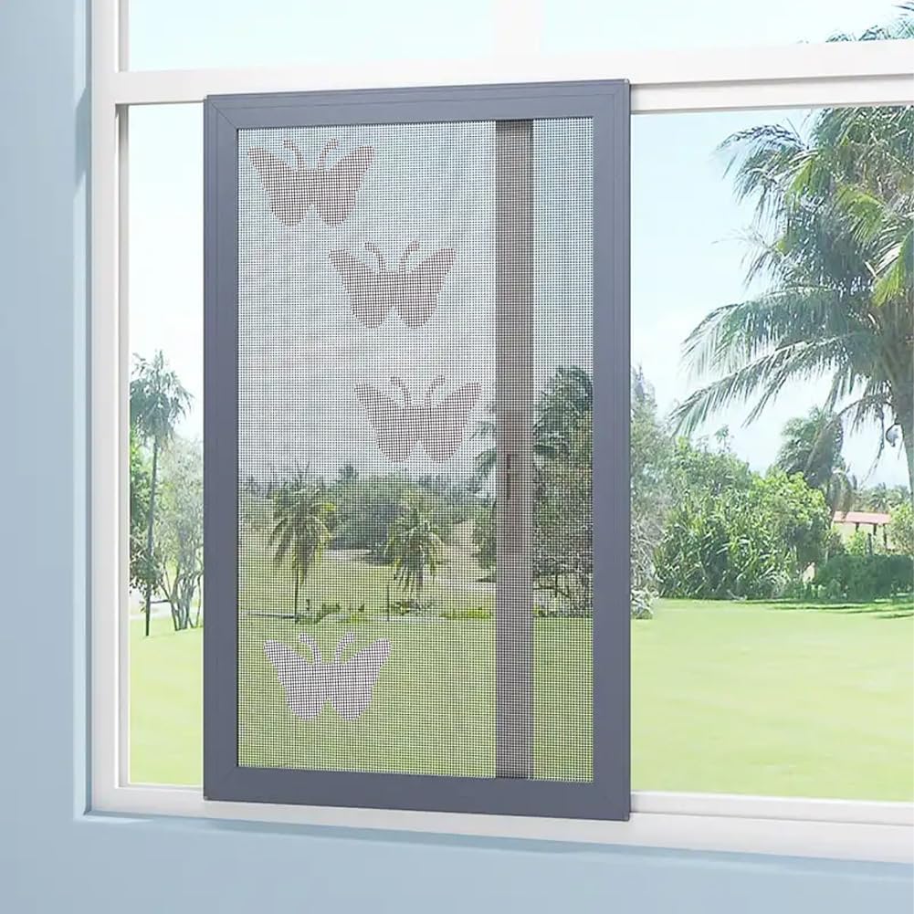 10Pcs Door Window Screen Repair Patch Set, Sliding Pet Mesh Screen Door Repair Patches, Strong Adhesive Screen Repair Stickers for Repair Holes Tearing(Cat)