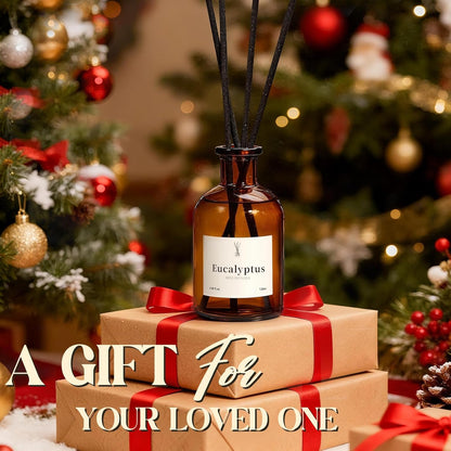 Reed Diffuser Set, 8.12 fl.oz Citrus Scent Oil Diffuser with Sticks, Long-Lasting Home Fragrance Reed Diffuser for Bathroom Shelf Decor, Air Freshener Room Diffuser, 2 Pack