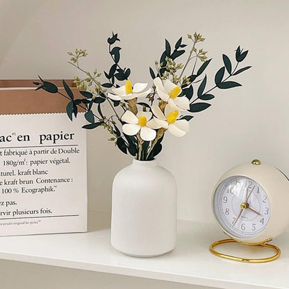 Modern Small Flower Vases 8 Pack - Ceramic, White