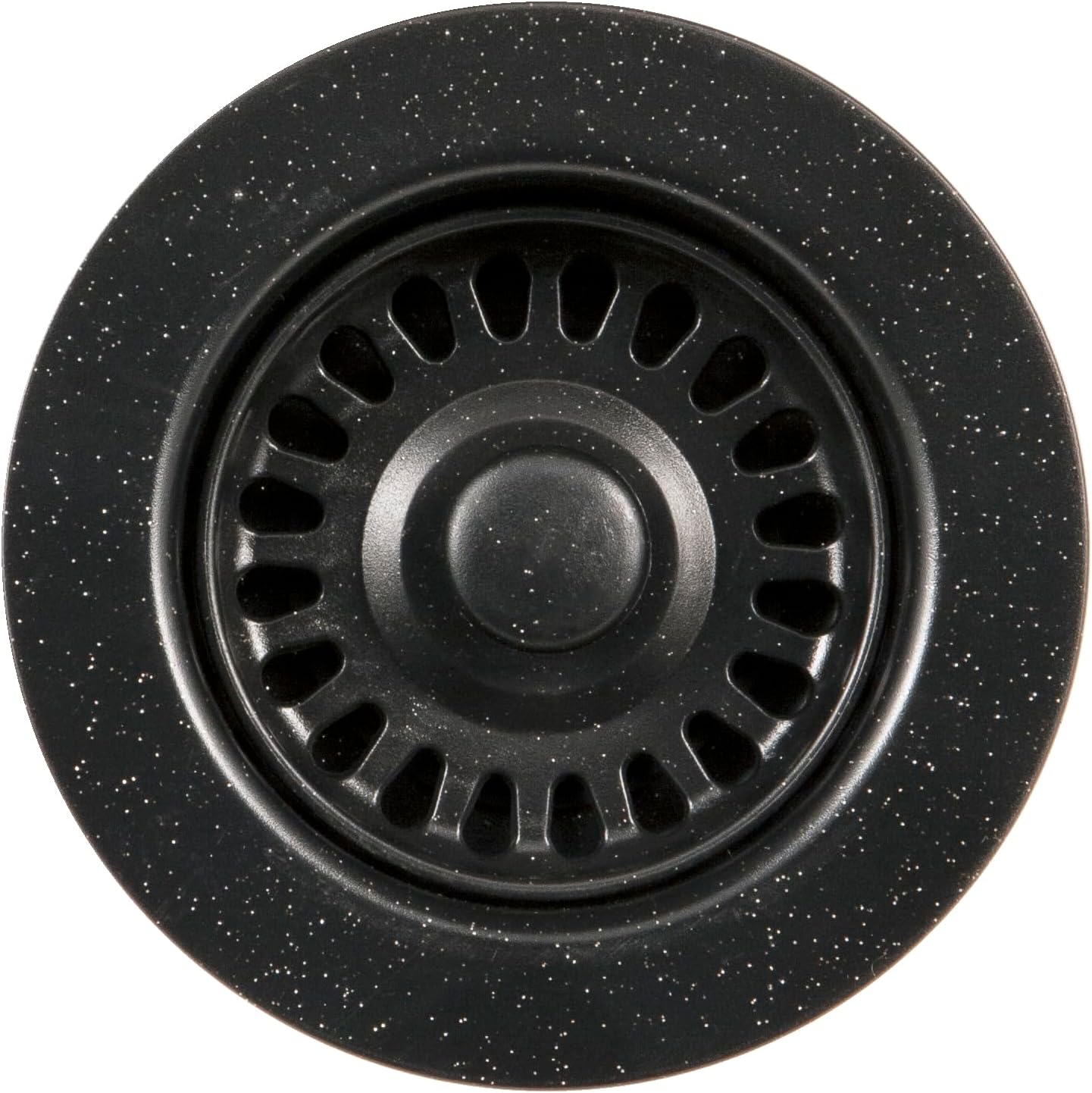 Houzer 190-9300 - 3-1/2 Inch Stainless Steel Deep Cup Kitchen Sink Basket Strainer, Durable Food Catcher Stopper for Metal Kitchen Sink, Ideal for Filtering Waste and Preventing Clogs