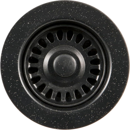 Houzer 190-9300 - 3-1/2 Inch Stainless Steel Deep Cup Kitchen Sink Basket Strainer, Durable Food Catcher Stopper for Metal Kitchen Sink, Ideal for Filtering Waste and Preventing Clogs
