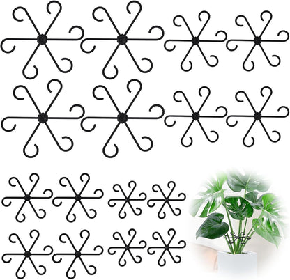 8pcs Plant Stem Support, Plant Support for Indoor Plants, Plastic Reusable Plant Stabilizer, Indoor Plants Accessories