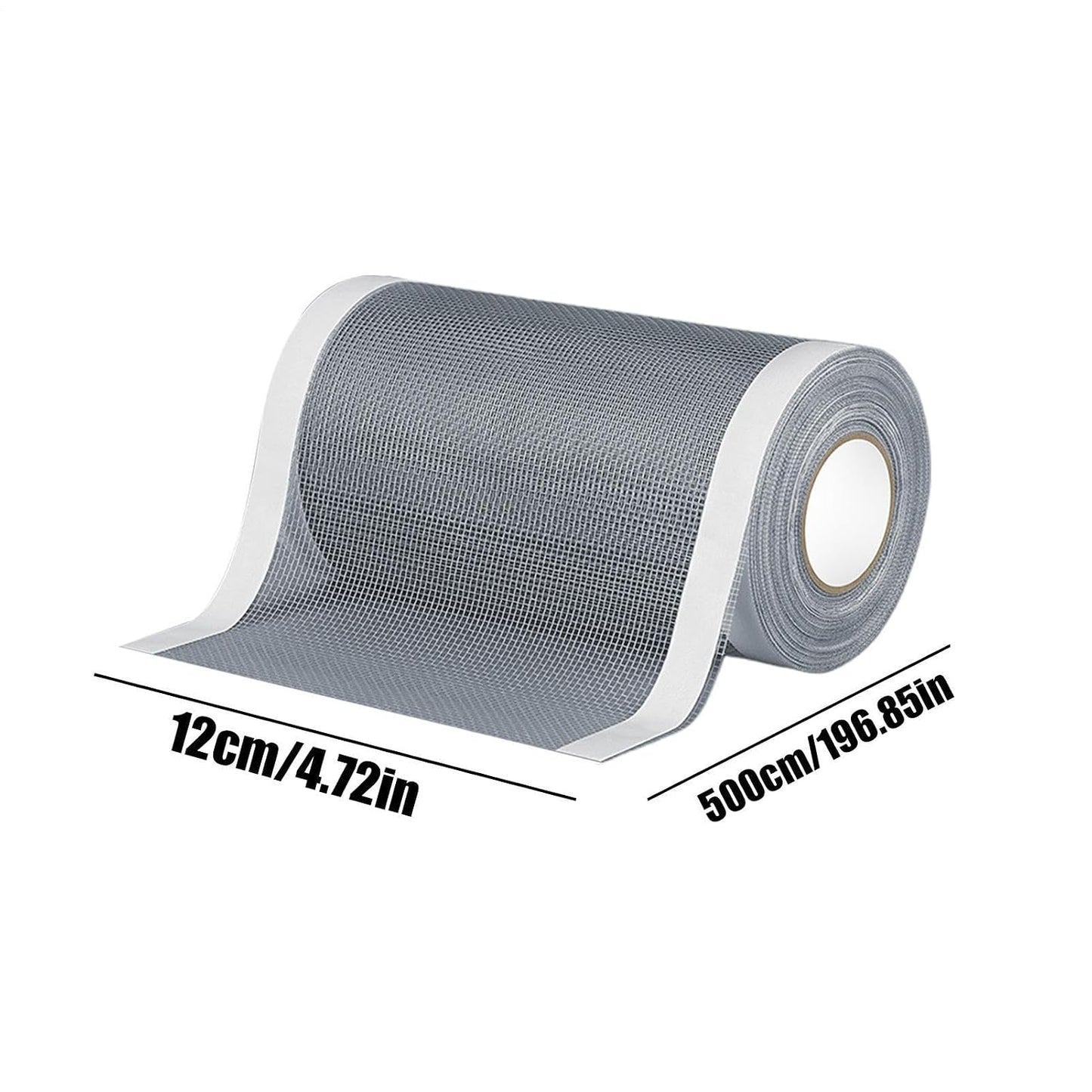 Window Screen Repair Tape, Strong Adhesive Screen Patch, Fiberglass Screens Tape Mesh Repair for Covering Window or Doors Pet Mesh Cage Tears Holes Ideal for Home, Apartment, Dorm