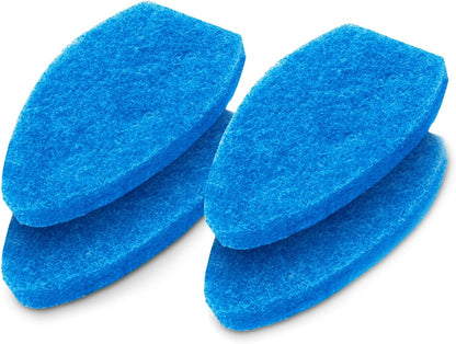 Shower Scrubber with Long Handle, 47'' Bathtub Scrub Brush, Bathroom Tub and Tile Cleaning Tool with 6 Refill Pads