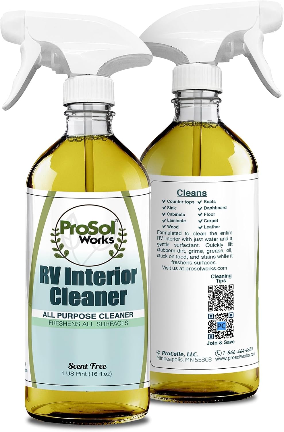 Degreaser Cleaner Heavy Duty Cleaning Spray 16 oz - Kitchen Cleaner for Stubborn Splatters, Stove Top, Grill, Drip Pans, & Oven Cleaner - Safe on All Surfaces - Fresh Scent