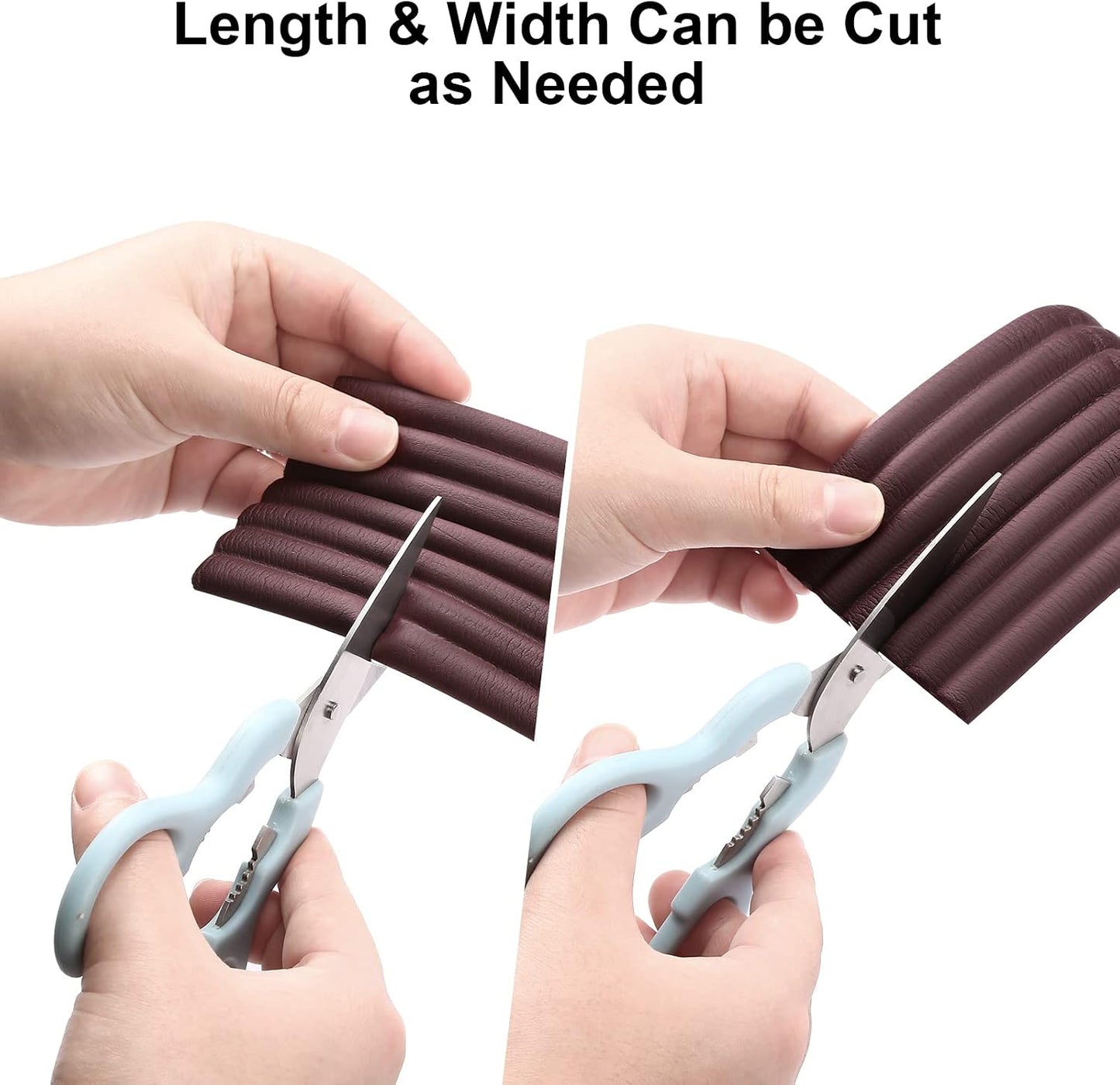 Baby Proofing Edge Corner Protector, 16.4 ft Edge Guards Padding with 3M Adhesive, Extra-Wide Soft Rubber Foam Padding, Furniture,Sharp Edge Safety Corner Edge Bumper Guard-Brown