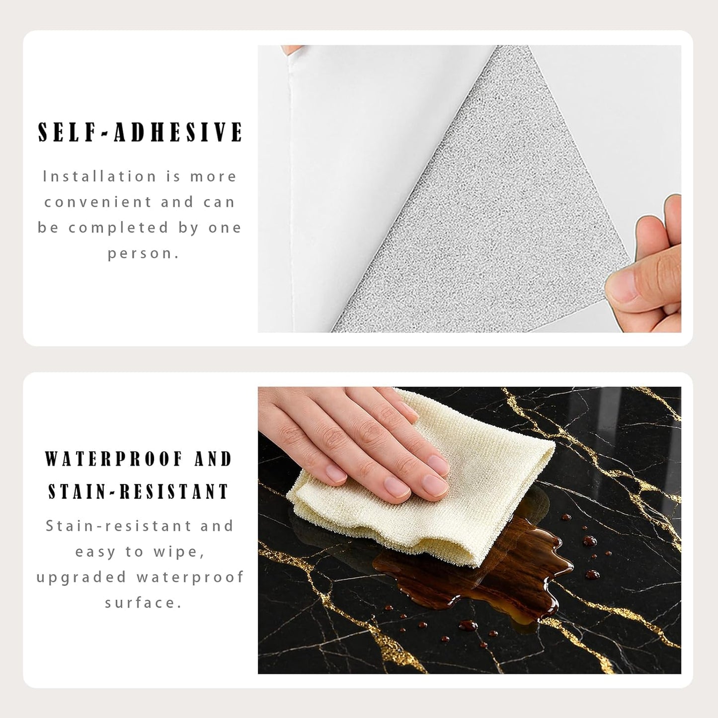 Peel and Stick Kitchen Backsplash Tiles 16PCS – Waterproof Self Adhesive Wall Stickers for Kitchen, Easy DIY Stick On Tile Backsplash, Heat Resistant Decorative Wall Covering (Ice Blue)