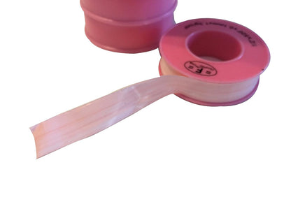 FibroPro Pink PTFE Thread Seal Tape 1/2" x 520" 50 Pack - Heavy Duty Plumber Tape for Gas & Potable Water - High Density Leak Proof Pipe Sealant