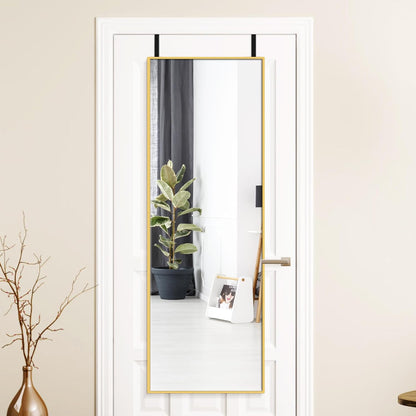Mirror Full Length, 71 x 26 Inches Floor Mirror with Stand, XX-Large Arch Gold Mirrors for Bedroom, Dressing Room, Home Decor, Gold