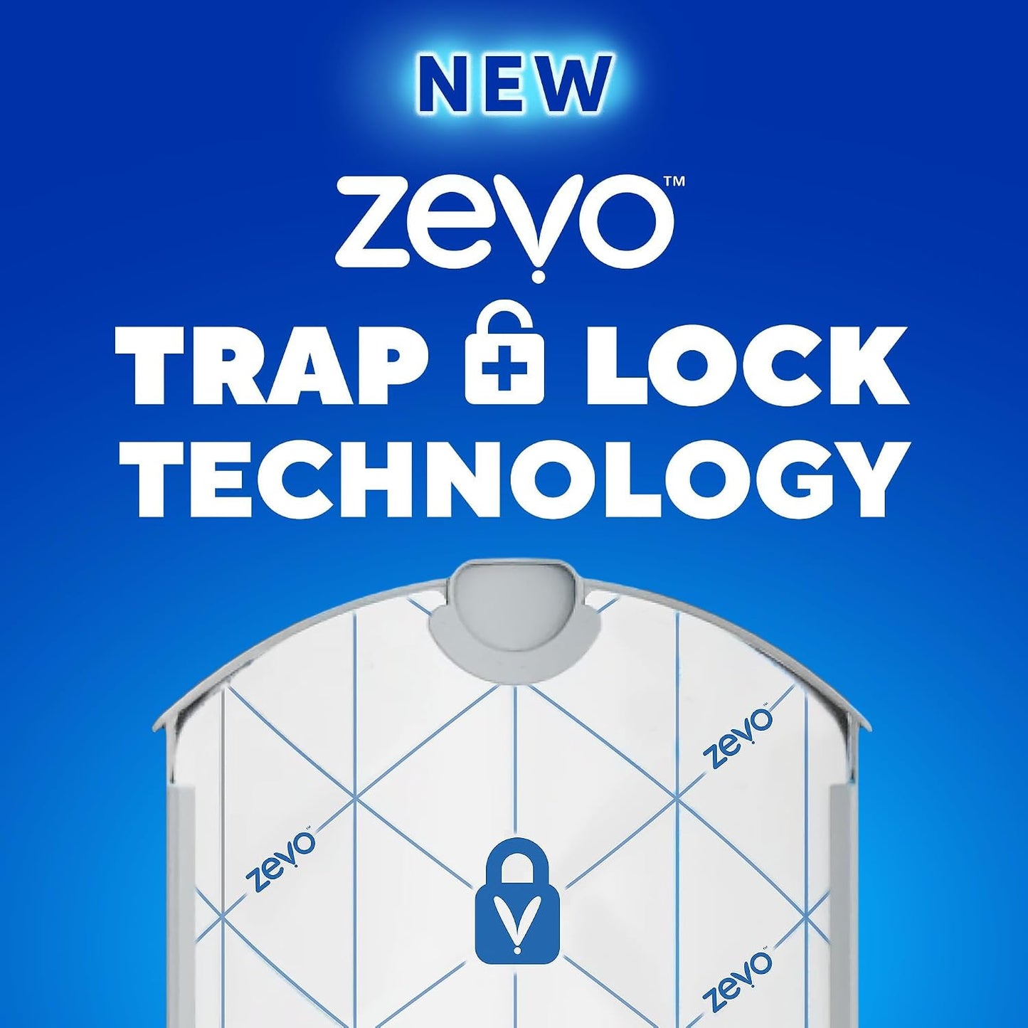 Zevo Flying Insect Trap Official Refill Cartridges - Fits Zevo Trap and MAX Indoor Fly Trap, Trap+Lock Technology Fly Trap Refill for Gnats, House Flies & Fruit Flies (8 Official Refill Cartridges)