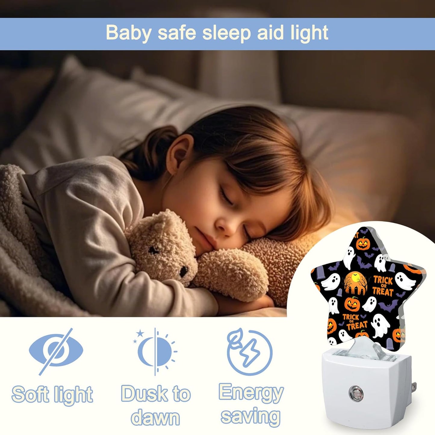 Lavender Butterfly Nightlight,Summer Flowers Star Night Lights Plug into Wall Decorations for Bedroom Bathroom,Dusk to Dawn Sensor Kitchen Hallway Stairs Energy Efficient Desk Lamp