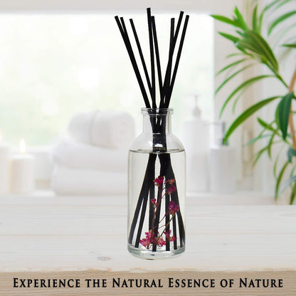 Urban Naturals Smoked Vanilla Reed Diffuser Set with Vanilla Bean, Sandalwood & Leather | Made in the USA - Colors A