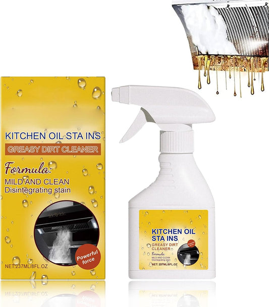 Degreaser Cleaner Heavy Duty - Kitchen Grease Cleaner 237ml - Heavy Duty Multi-surface Degreaser - Removes Oil Stains, Grease, Grime - Fresh Scent - For Kitchen, Bathroom (2)