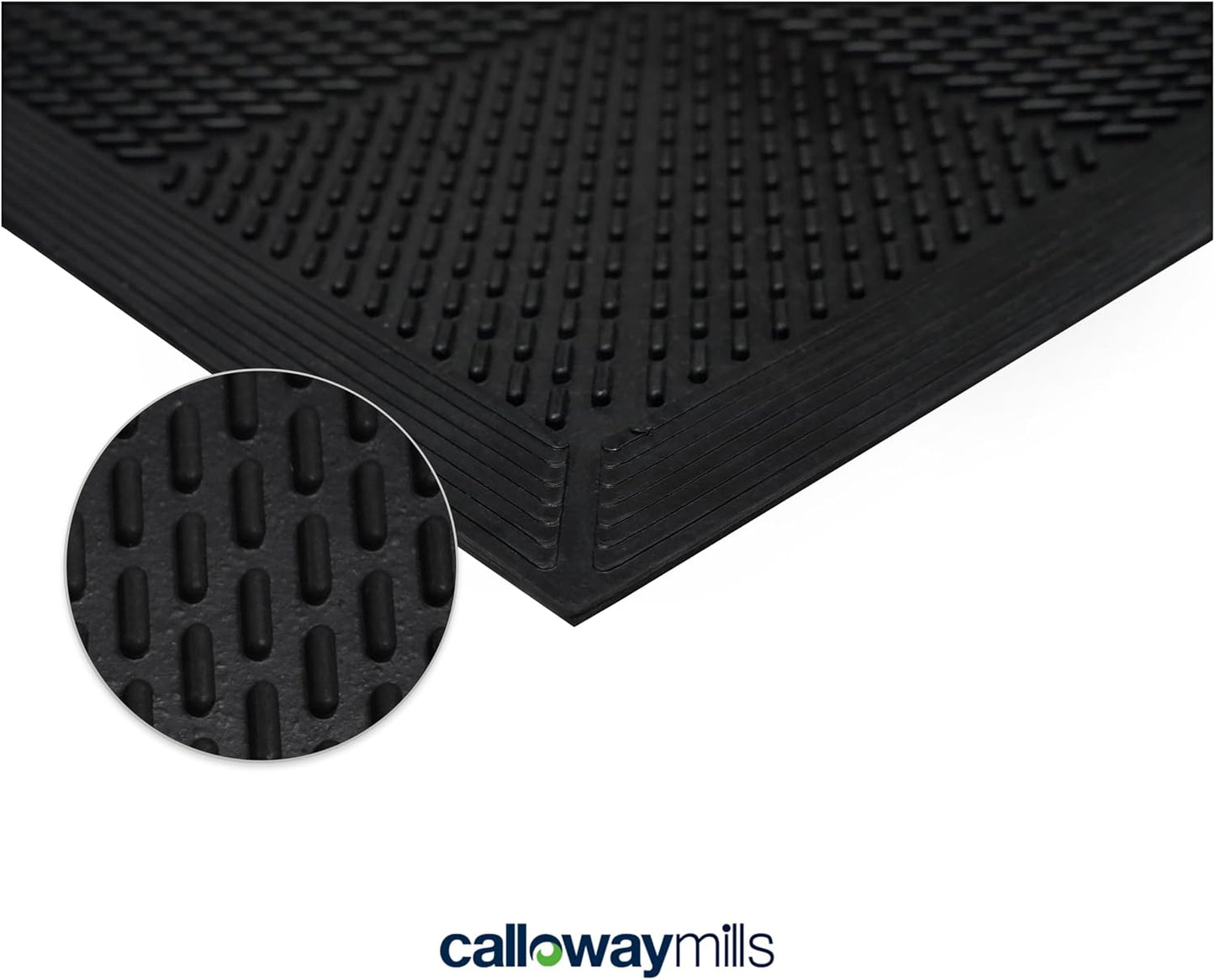 Calloway Mills Diamond Ridge Scraper Mat (24" x 36")