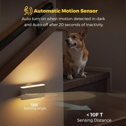 L LOHAS LED Motion Sensor Night Light, [2-Pack] Plug in Night Light with Motion Sensor and Dusk to Dawn Sensor, Brightness Adjustable, 3000K Soft White Nightlight for Bathroom Hallway Kitchen