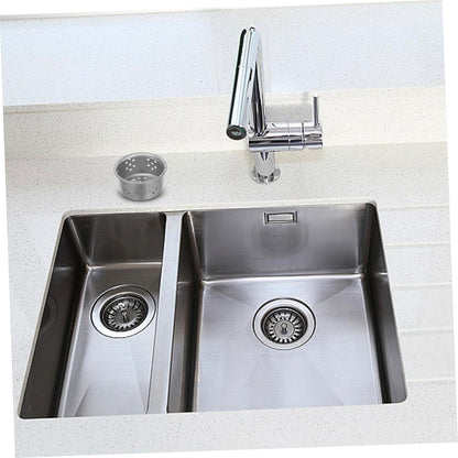 ORFOFE 3Pcs Stainless Steel Sink Strainer Basket Deep Cup Mesh Food Catcher for Kitchen Sinks Durable Drain Filter Versatile Use Kitchen and Bathroom