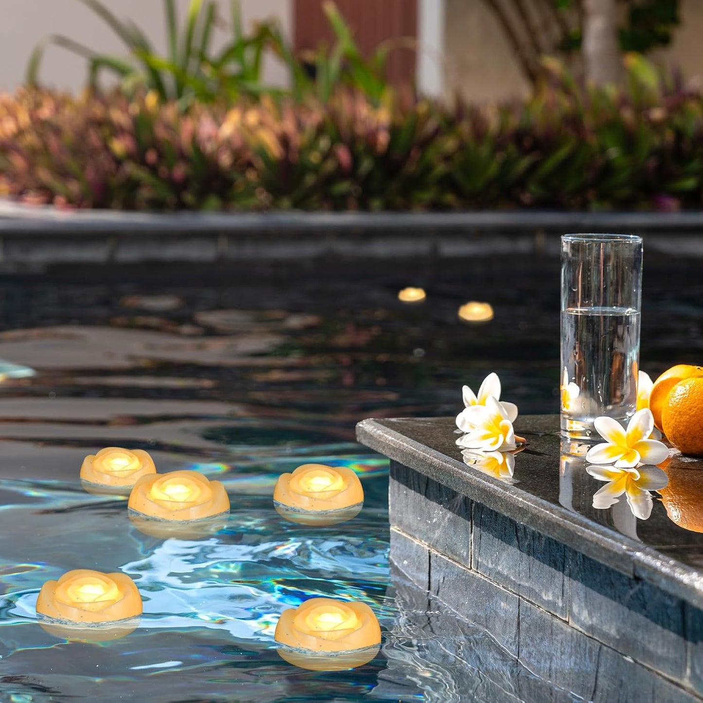 Enido Flameless Candles with Remote, 9 PC Outdoor Waterproof Battery Operated LED Pillar Candles, Flickering Electric Candles with Timer, 3" x 4" 5" 6" for Lantern, Patio, Wedding, Easter